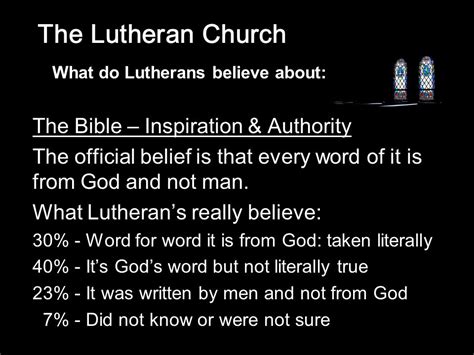 Lutheranism Beliefs