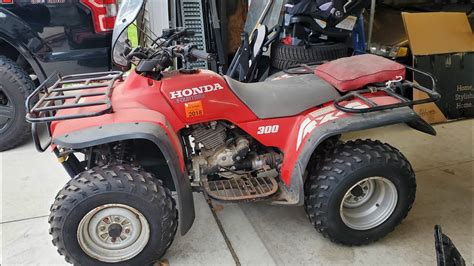 Sitting 8 Years 1995 Honda Fourtrax 300 YouTube