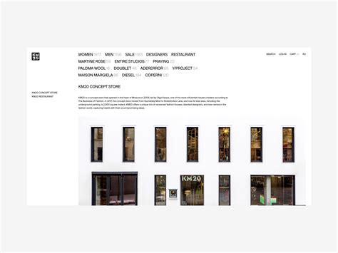 The About Us page shares the story of KM20 and its legacy - Awwwards