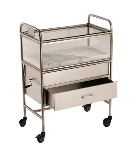 Elegant Stainless Steel Bassinet