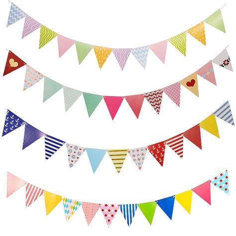 Enlace Wimpelkette Girlande Geburtstag Bunt Girlande Papier Party