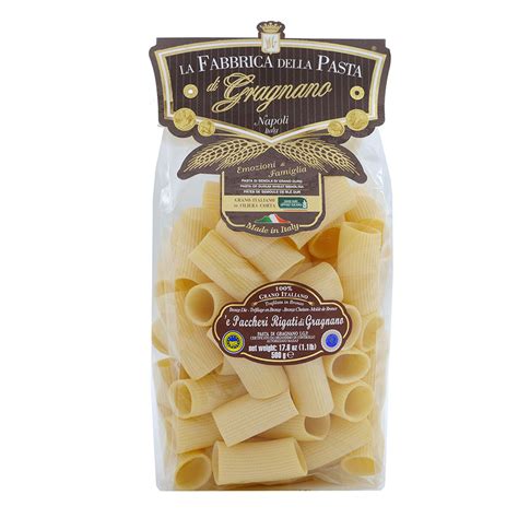 E Paccheri Rigati Pasta Di Gragnano Igp Gr Fabbrica Della Pasta