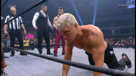 Cody Rhodes Takes 10 Lashes From Mjf Aew Dynamite Feb 5 2020 Youtube