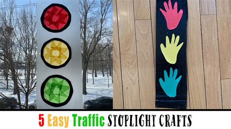 7 Easy Traffic Stoplights Crafts For Kids - Happy Toddler Playtime