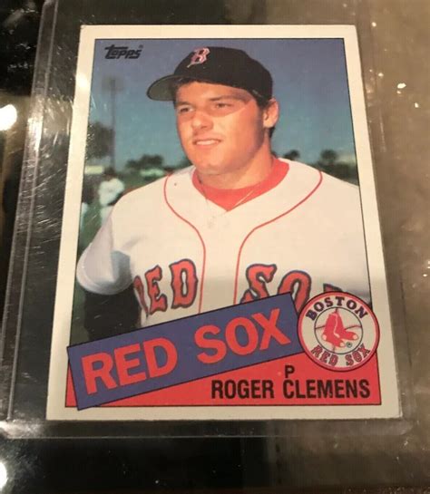 Topps Roger Clemens Boston Red Sox Rc Rookie Mint Condition