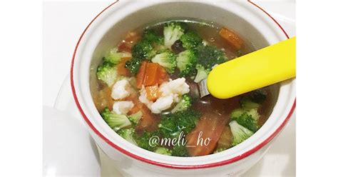 Resep Sop Udang Kuah Dashi MPASI 1y Oleh Meli Cookpad