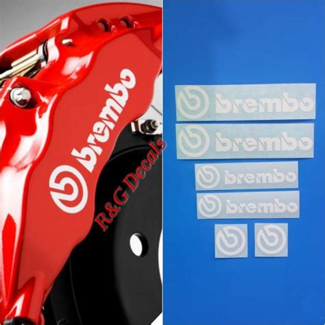 Buy R G Brembo Decal Combo Package For Piston Piston Brembo