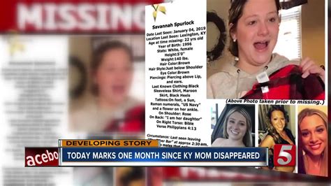 Savannah Spurlock Kentucky Woman Has Been Missing A Month