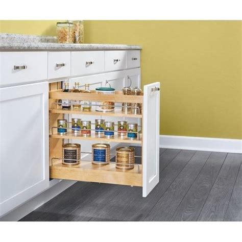 Rev A Shelf Wood Shelf Pull Out Base Cabinet Organizer With Soft