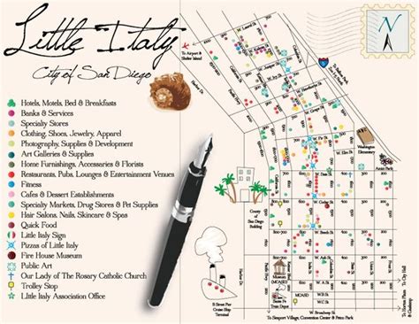 Little Italy San Diego Map - Map