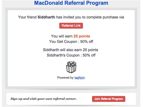 Referral Program Email Template