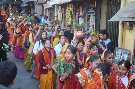 नगर में भव्य रूप से निकली मर्यादा पुरूषोत्तम श्री राम जन्मभूमि से आये