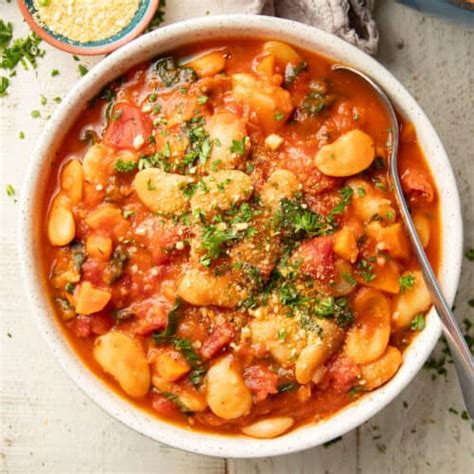 Italian Inspired Butter Bean Stew Connoisseurus Veg