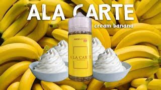 Jual Liquid A La Carte Saltnic Edition Cream Banana Ml Nic Mg