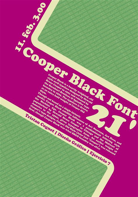 Cooper Black Font, Typographic Poster, Spoofs, Letter Art, Graphic ...