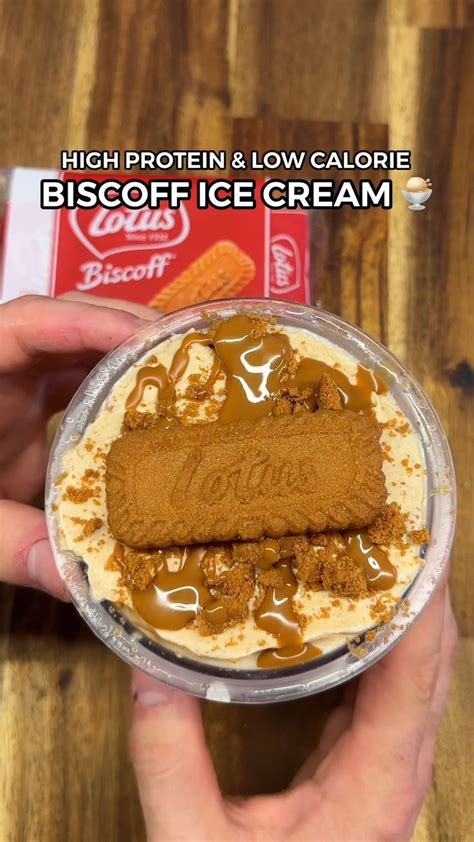 Guilty Pleasure Guilt Free High Protein Low Calorie Biscoff Ice