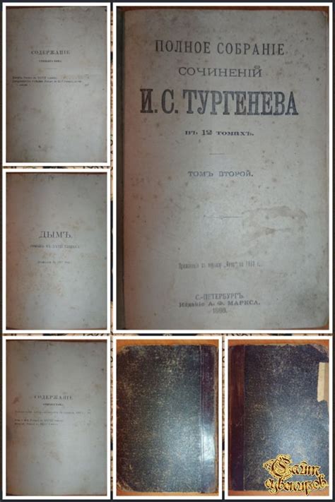 Полное собрание сочинений Тургенева И. С., том 2-3, 1898 г ...