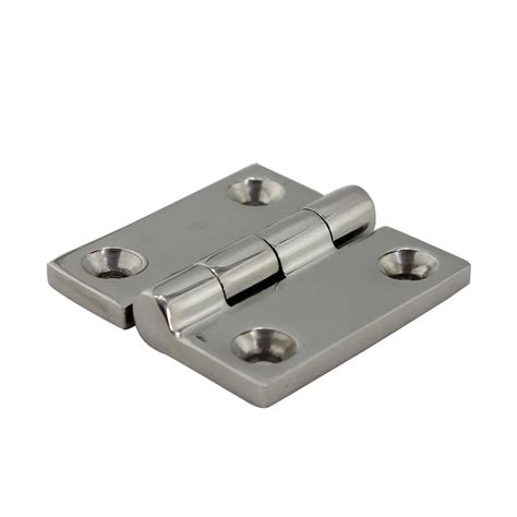 Marine Flush Door Hinges 38mm 5 Pieces Casting 316 Stainless Steel 