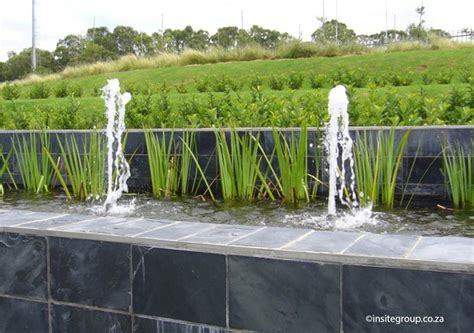 Water Feature Design At Alice Lane Sandton South Africa By Insite