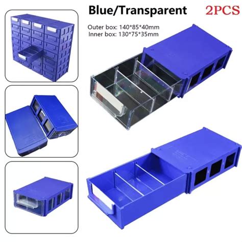 Bo Tes De Rangement Empilables Pi Ces Mat Rielles En Plastique Pour