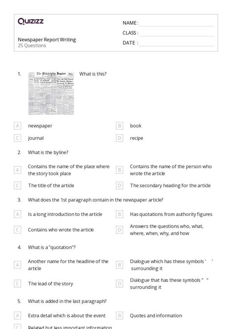 50 Class 5 Worksheets On Quizizz Free And Printable