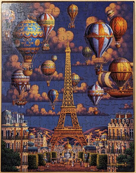 Balloons Over Paris 250 Dowdle Rjigsawpuzzles