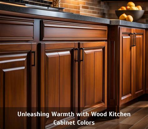 Unleashing Warmth with Wood Kitchen Cabinet Colors - Corley Designs