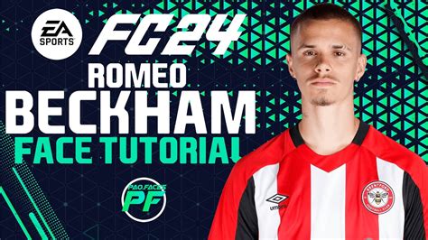 Ea Fc 24 Romeo Beckham Face Pro Clubs Face Creation Career Mode