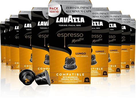 Lavazza Espresso Maestro Lungo Nespresso Compatible Aluminium Capsules