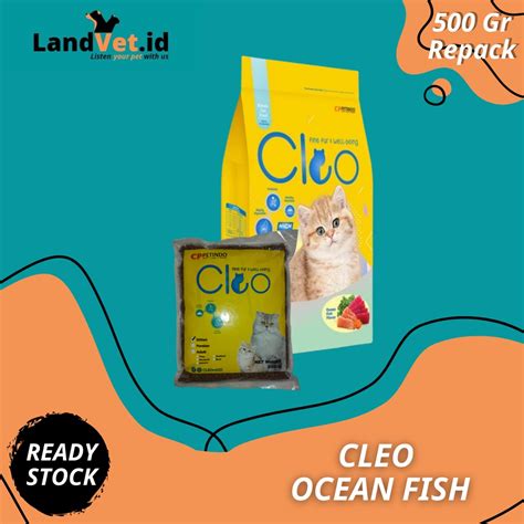 Jual Promo Cleo Ocean Fish Flavor Gr Repack Dry Food