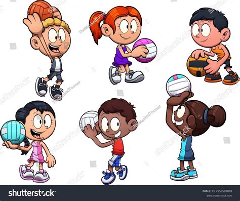 2+ Hundred Cartoon Netball Royalty-Free Images, Stock Photos & Pictures | Shutterstock