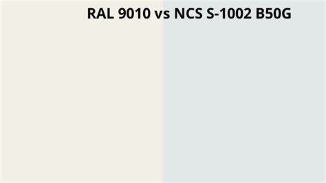 Ral 9010 Vs Ncs S 1002 B50g Ral Colour Chart Uk