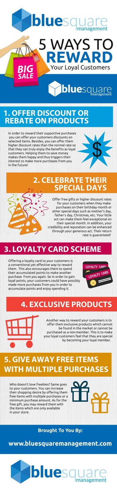 5 Customer Loyalty Reward Program Ideas INFOGRAPHIC