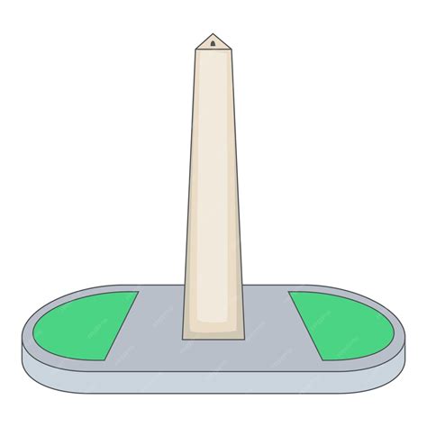 Premium Vector | Obelisco of buenos aires argentina icon cartoon illustration of obelisco of ...