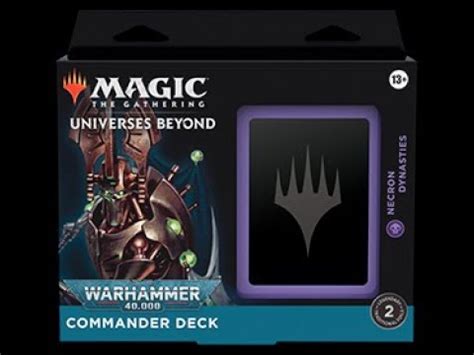 MTG Warhammer 40K Necrons Dynasties Commander Deck Unboxing And First