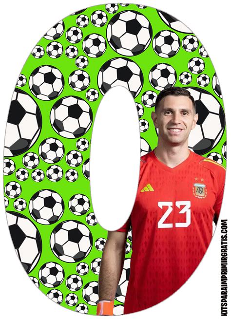 GRATIS Numeros Dibu Martinez Kits Para Imprimir Gratis