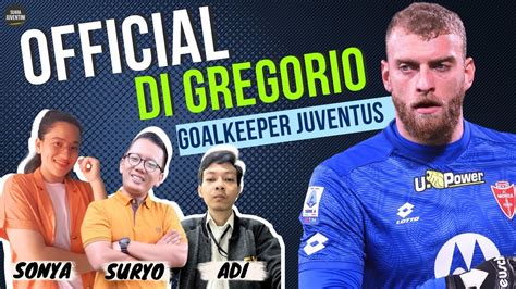 HERE WE GO DI GREGORIO GOALKEEPER JUVENTUS GRAZIE ALEX SANDRO DI