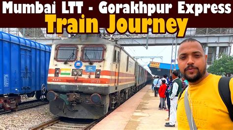 Mumbai LTT Gorakhpur Express Train Journey Prayagraj To Varanasi