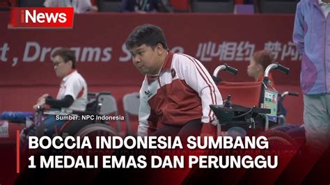 Asian Para Games Tim Boccia Indonesia Sumbang Medali Emas Dan