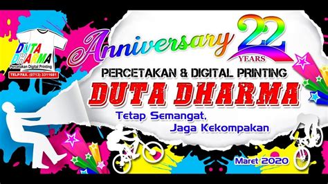 PERCETAKAN DUTA DHARMA PRABUMULIH YouTube