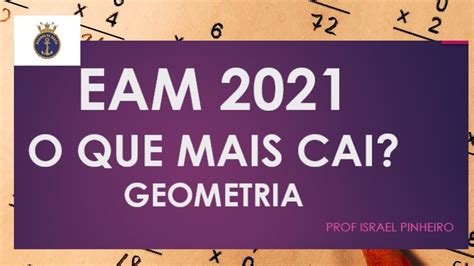 Aprendiz de Marinheiro O QUE MAIS CAI EM MATEMÁTICA NA EAM