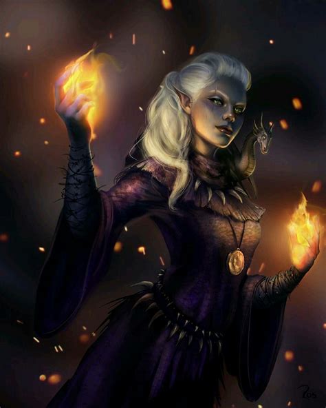 Elf Fire Mage Fantasy Women Fantasy Rpg Fantasy Artwork Dark Fantasy