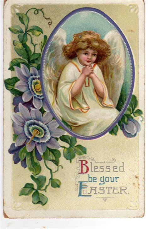 View From The Birdhouse Vintage Easter Angel Cards