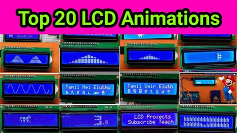 Top 20 Arduino Lcd Animation Projects Animation Lcd 16x2 Lcd Custom Animation Project