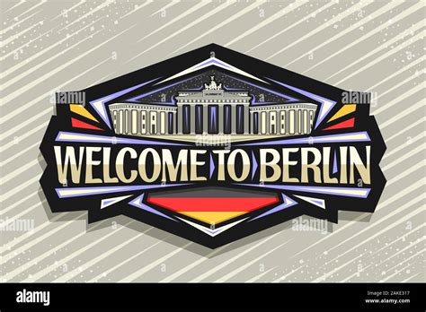 vector logo  berlin dark decorative badge  illustration