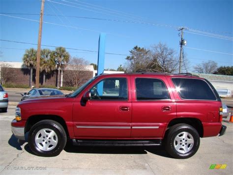 2005 Sport Red Metallic Chevrolet Tahoe Lt 43145421 Photo 5