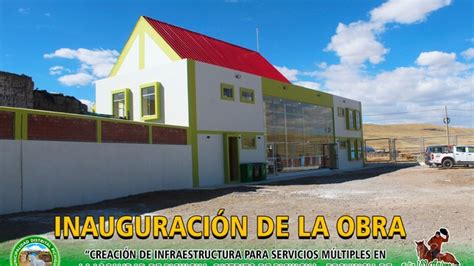 Inauguración del Proyecto de Creación de Infraestructura para los