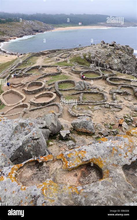 Ruins Of The Human Settlement Of Castro De Baro A Near Of Porto Do Son