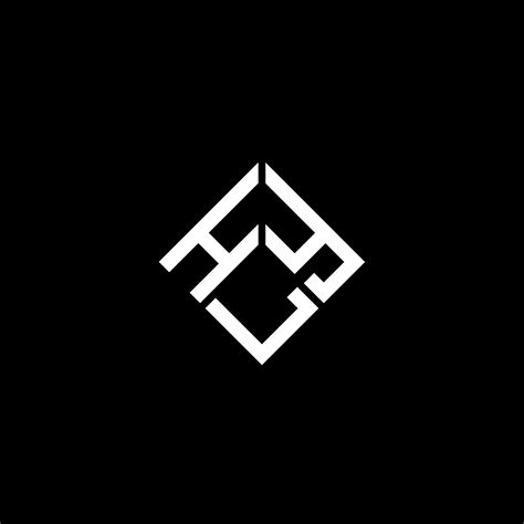HLY letter logo design on black background. HLY creative initials ...