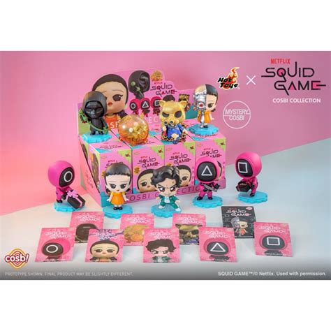 Box Of Cosbi Mystery Cosbi Not Guaranteed Hot Toys X Squid Game Cosbi Collection Blind Box
